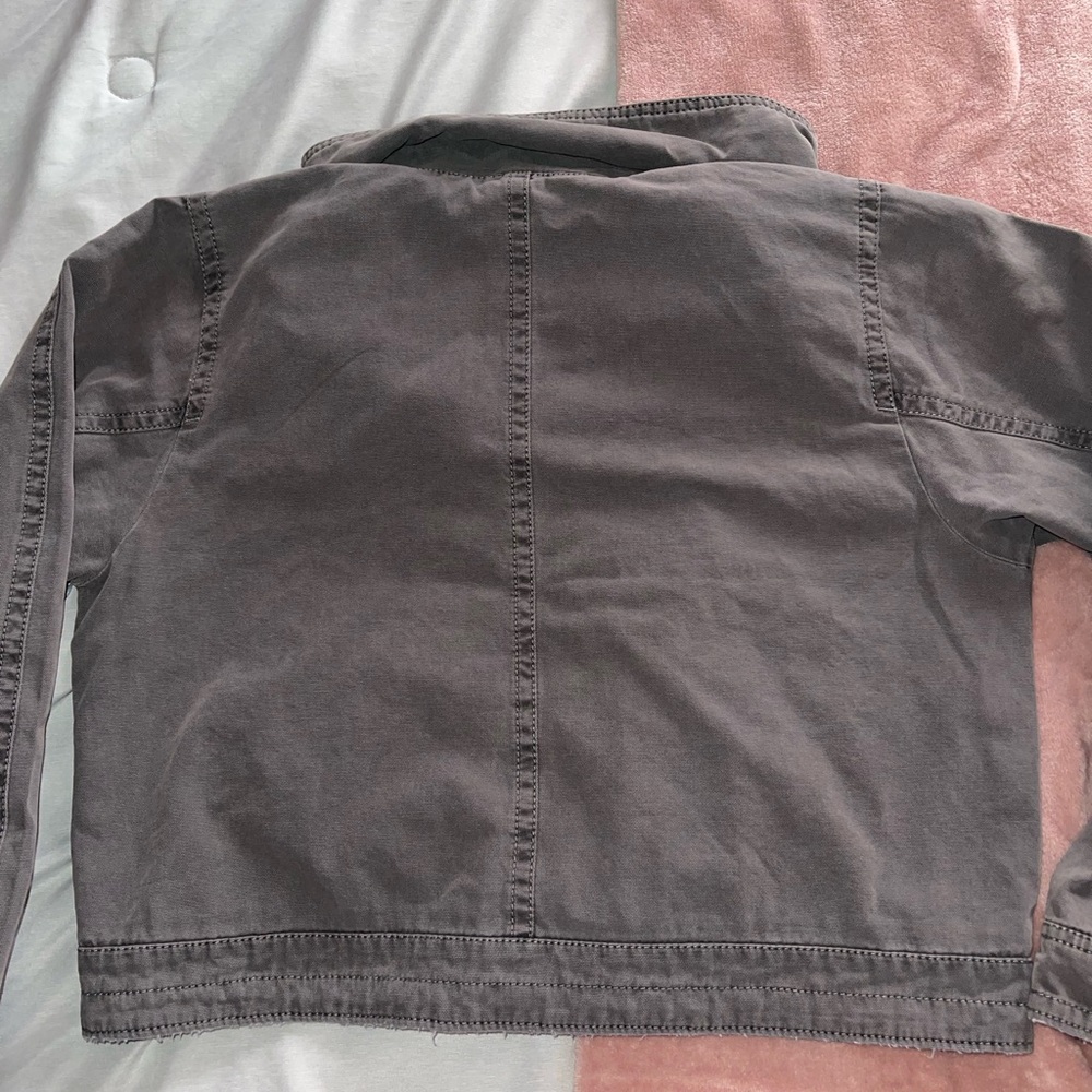 Grey Utility Jacket - Picture 2 of 4